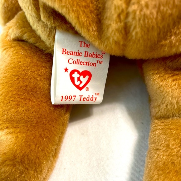 Ty 1997 Holiday Beanie Teddy - Picture 3 of 4